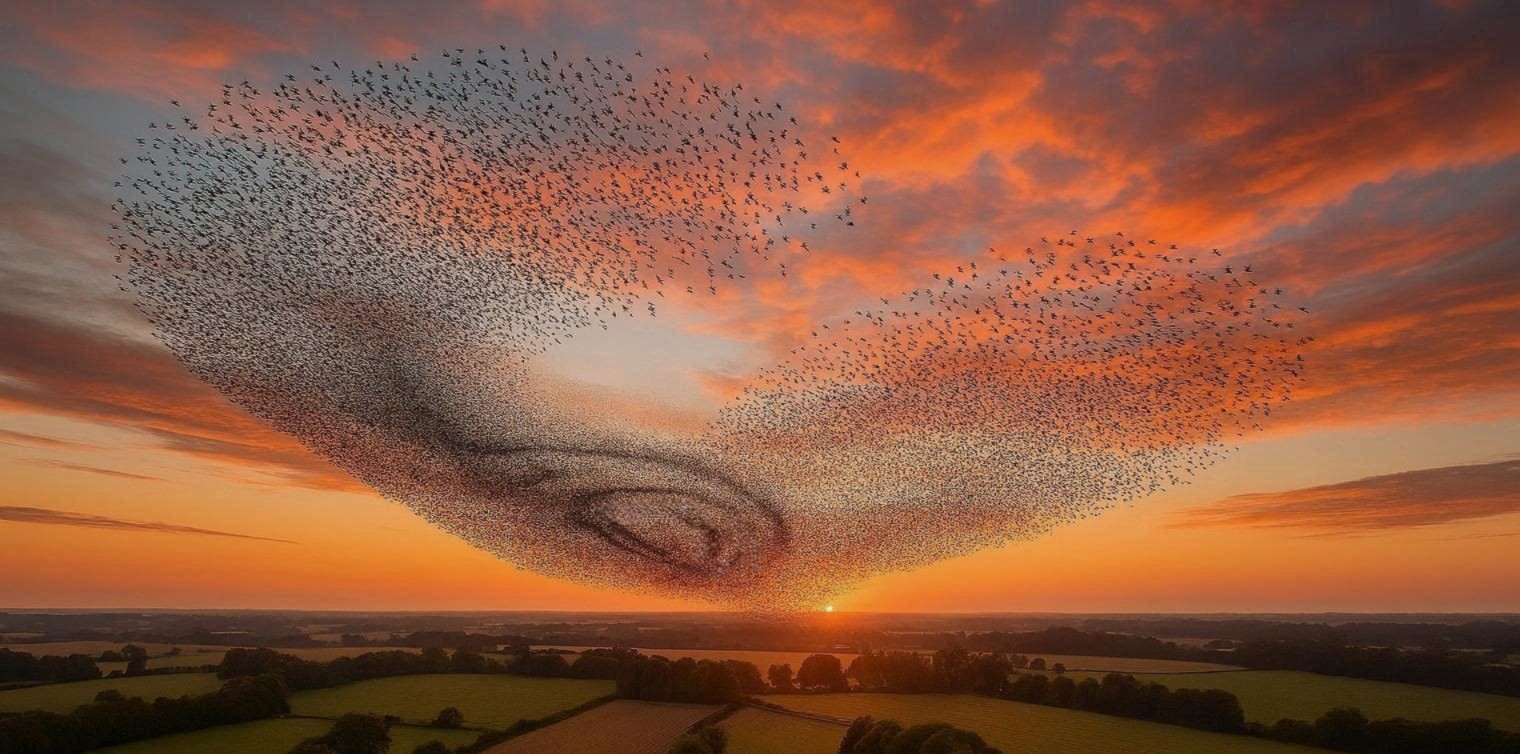 A Murmuration of Starlings – Blessing or Warning.